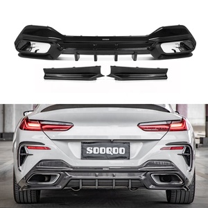 Diffusore Posteriore in Fibra di Carbonio Prepreg SOOQOO per <span class=keywords><strong>BMW</strong></span> <span class=keywords><strong>Serie</strong></span> <span class=keywords><strong>8</strong></span> <span class=keywords><strong>Gran</strong></span> Coupé G16 2020-IN - Product Image 1