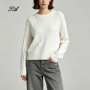 <span class=keywords><strong>Pull</strong></span> en <span class=keywords><strong>cachemire</strong></span> 100% pour <span class=keywords><strong>femme</strong></span>, tricoté sur mesure, motif jacquard, collection Tyan Wholesale. - Product Image 1