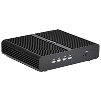 US Stock Fanless Mini PC i7-8550U 16GB DDR4 512GB NVMe SSD 4K UHD Dual Display HD+DP Business Compact Desktop Computer