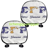 Housses de Tête de Siège de Voiture en Tissu Doux pour Sororités, Vente en Gros Usine, Ajustement Universel Compatible avec Tous les Modèles de Voitures et Camions