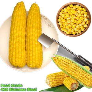 Pelador de Maíz, Herramienta para Quitar el Maíz del Mazorca, Mango de Acero Inoxidable, para Cocina y Comedor al Aire Libre - Product Image 2