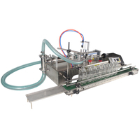 Machines de remplissage automatiques à piston de table pour sirop Shampooing à l'huile de palme essentielle orale Lavage Savon liquide Shampooing Embouteillage