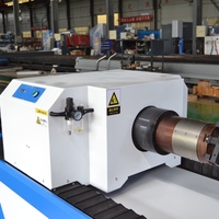 Machine de découpe laser CNC pour tubes en fibre optique, acier inoxydable, fer et tubes carrés