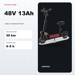 Trottinette Pliable 500W avec Batterie 48V 13Ah, Pneus et Freins à Disque Doubles DC0823023 – MOTEUR BRUSHLESS 500W PUISSANT et Support Inclus - Product Image 4