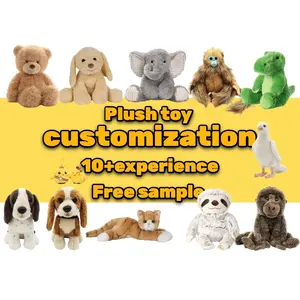 wholesale OEM&ODM custom plush toys mascot costume hand puppet custom plush doll