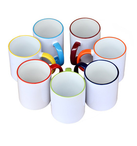 Caneca de Café Cerâmica Personalizada Ecológica em Forma de Ovo com Alça em Forma de Coração para Aquecer e Beber - Product Image 1