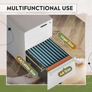 <span class=keywords><strong>3</strong></span> أدراج مع تجميع تجاري بالكامل ، للاستخدام المكتبي المنزلي في المنزل - Product Image 5