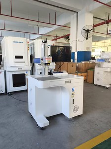 100W Optical Fiber Laser Marking <b>Machine</b> Air Cooling Carbon Stainless Steel Aluminium Plastic Acrylic Metal - Product Image 6
