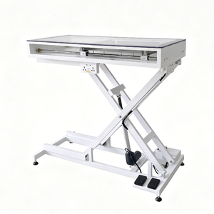 Table chirurgicale vétérinaire EUR VET à rayons X, élévation électrique, plateau en polycarbonate, tiroir à roulement linéaire, <span class=keywords><strong>d</strong></span>étecteur 17x17 <span class=keywords><strong>pour</strong></span> <span class=keywords><strong>animaux</strong></span> de compagnie - Product Image 4