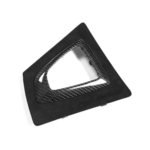 Patch de base de levier de vitesses en fibre de carbone véritable pour BMW Série 1 2 3 4 F20 F30 F32 LHD, kit d'accessoires de garniture intérieure en carbone - Product Image 2