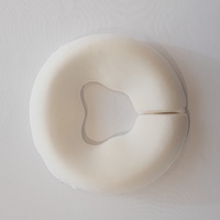 Coussin de massage blanc pour le visage en mousse à mémoire de forme, pour table de massage et chaise de massage, appui-tête