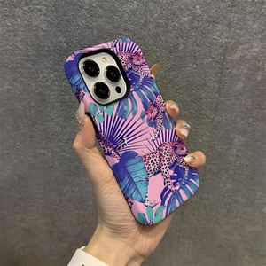 เคสโทรศัพท์ลายเสือดาวใบตองสำหรับ iPhone 17 16 15 14 13 12 11 Pro Max PLUS x XR XS Air Anti-Fall - Product Image 1