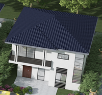 Maisons préfabriquées résidentielles de petite taille, design moderne de luxe, à faible coût, Inde, 220 m2 avec 4 chambres
