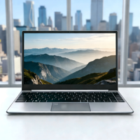 Computadora Portátil Delgada OEM de Doble Núcleo Ryzen 7, Mini Laptop de 15.6 Pulgadas a Bajo Precio con Teclado Retroiluminado