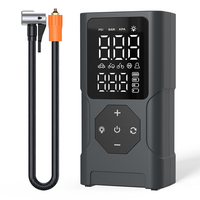 Pompe à air portable pour pneus 5V 2A avec écran LED, batterie 1500mAh, sortie 5V 1A, excellente pompe à air pour voiture et ballons