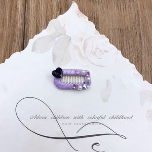 Accessoires de cheveux de chien en diamant coloré avec nœud papillon fait à la main Mini Pet <span class=keywords><strong>BB</strong></span> Clip - Product Image 3