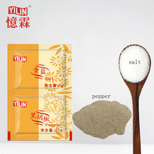 1.3グラム塩と黒コショウ調味料小袋HACCPで認定 - Product Image 5