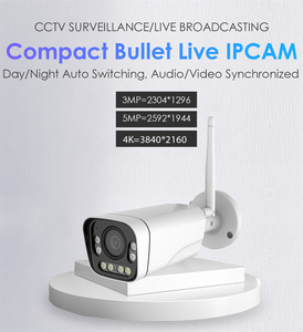 Cámara 4K 8MP Wifi <span class=keywords><strong>IP67</strong></span> Cámara bala inalámbrica impermeable Cámara de seguridad para exteriores con audio ColorVu CamHi/CamHipro Precio de fábrica - Product Image 3