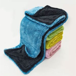 Serviette de séchage rapide en microfibre tissée pour voiture et maison - Forme rectangulaire/carrée, couleur unie, taille personnalisable - Product Image 1