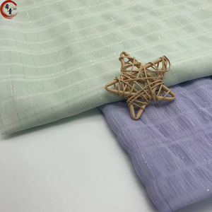 Tissu en <span class=keywords><strong>mousseline</strong></span> <span class=keywords><strong>de</strong></span> <span class=keywords><strong>soie</strong></span> crêpe <span class=keywords><strong>de</strong></span> <span class=keywords><strong>soie</strong></span> argentée <span class=keywords><strong>au</strong></span> <span class=keywords><strong>mètre</strong></span> pour jupe robes vêtements couture tissu fin Transparent à paillettes douces - Product Image 4