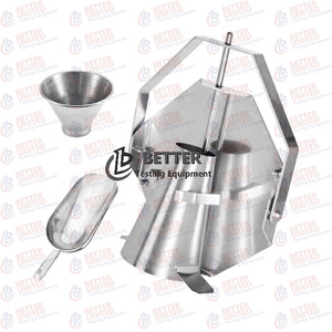 Conjunto de cone de slump, aparelho de teste de cone de slump, testes de concreto - Product Image 4