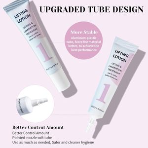 Koreanisches Wimpernlifting-Kit Tube 10ml, Wimpernlifting und Augenbrauenlaminierungs-Kit, Professionelles Wimpern- & Augenbrauen-Dauerwellen-Set, Schritte 1, 2 & 3 - Product Image 4
