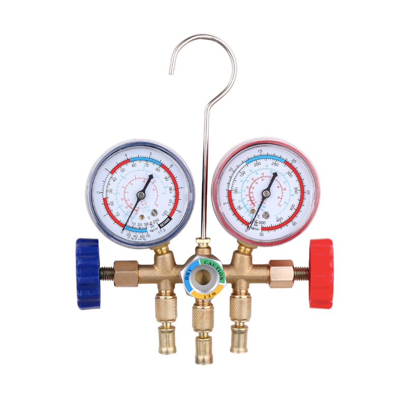 Prix bas outils de climatisation de réfrigération r134a ensemble de manomètre numérique manomètre à vendre