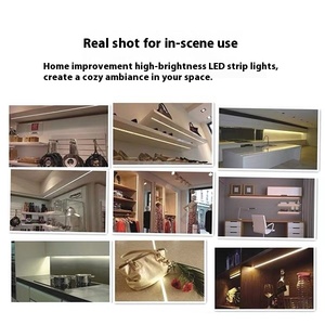 ไฟ LED แบบเส้น 2835 แรงดันต่ำ สองสีอุณหภูมิสีต่างกัน 5V 576LED กว้าง 5 มม. แสงวอร์มไวท์ คูลไวท์ ไฟกระจก แสงสว่างภายในอาคาร ไฟอัจฉริยะ - Product Image 6