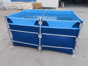 Équipement d'aquaculture de réservoir de pisciculture de bâche pliable carrée en gros <span class=keywords><strong>pour</strong></span> l'étang à poissons - Product Image 5