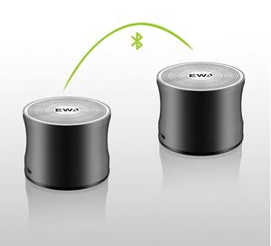 Haut-parleur Bluetooth TWS EWA A109Pro en vente flash, haut-parleur en métal 5W, TF AUX, basses puissantes, mini boîte à son audio avec boîte en cristal pour la musique - Product Image 3