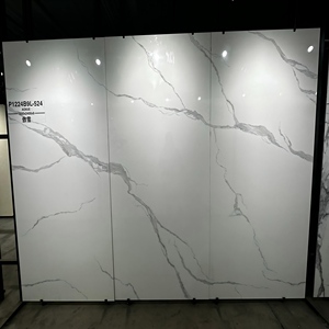 Plancher en pierre frittée en céramique Jinsanjiao <span class=keywords><strong>de</strong></span> luxe moderne résistant à l'acide finition polie antidérapante 0.05 Absorption d'<span class=keywords><strong>eau</strong></span> 1200x2400mm - Product Image 1