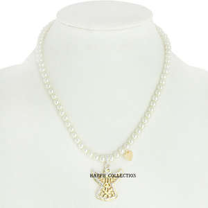 Collar de Cuentas Hecho a Mano de Alta Calidad, Accesorio de Moda Unisex, Regalo para Bodas, Fiestas y Eventos - Product Image 1