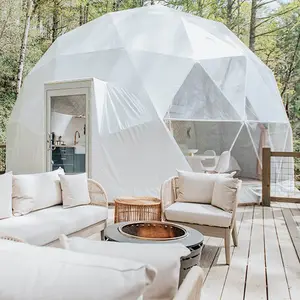 Camping en plein air étanche facile à installer et à enlever grande tente dôme géodésique à vendre