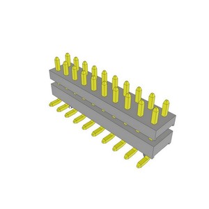 Connettore TW-10-02-<span class=keywords><strong>L</strong></span>-D-225-SM-A 20P con Distanziatore Flessibile, Connettore TW Placcato Oro 2.00mm, Montaggio Superficiale - Product Image 1