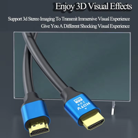 OEM 18Gbps haute vitesse 3D 4K pour HDMI 2.0 câble coaxial Ethernet 4K 60Hz mâle mâle PVC veste échantillon gratuit pour application moniteur