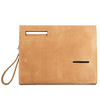 Sacs en cuir rétro en gros pour dossiers, sacoche d'affaires en cuir Crazy Horse pour hommes, petits sacs à bandoulière pour documents format A4