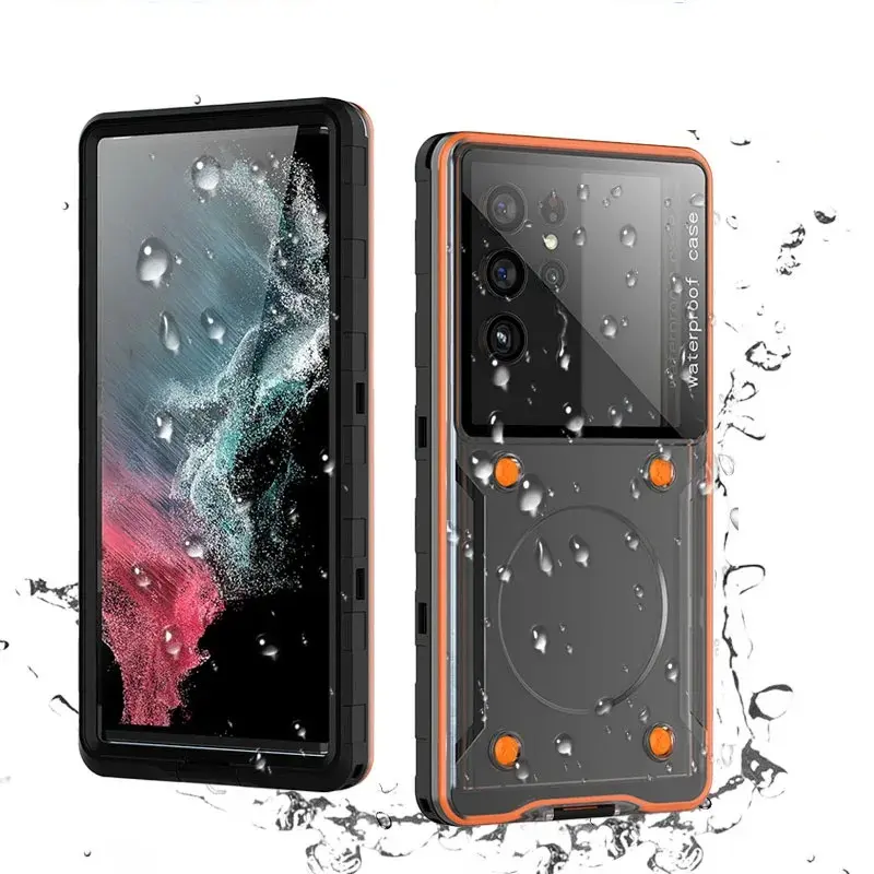 Para iPhone Diving Swim Tamaño general 6,9 pulgadas 5 metros Funda impermeable para Samsung Huawei Honor Xiaomi Oneplus Google VIVO OPPO