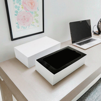 Boîte d'emballage rigide personnalisée, étanche et gaufrée pour téléphones portables et électroniques - Boîte cadeau écologique et recyclable