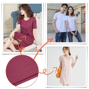 Tissu textile épais et abordable 230 g/m² 92 % viscose 8 % élasthanne, doux, très extensible, toucher frais, <span class=keywords><strong>jersey</strong></span> de rayonne pour pyjamas et lingerie - Product Image 6