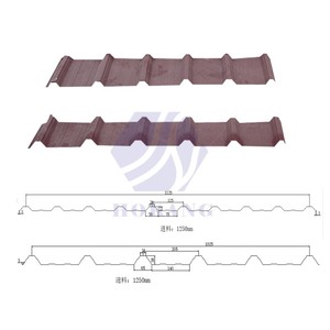 Machine de formage automatique de tôles de <span class=keywords><strong>toiture</strong></span> métalliques à double couche, <span class=keywords><strong>pour</strong></span> panneaux de <span class=keywords><strong>toiture</strong></span> trapézoïdaux et en <span class=keywords><strong>tuiles</strong></span> vernissées - Product Image 6