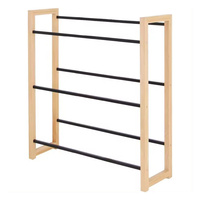 6 Kisten Getränke regal 3 Tier Bambus und Holz Bier kisten halter für alle Arten von Getränken