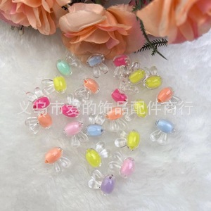 Aomiao's Mystery Acrylic Beads 10x12mm Scattered Beads For Diy <b>Bracelet</b> Hair Tie Crafting Supplies - Product Image 1