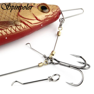 Spinpoler Stinger Rig Spikes : Aiguilles de fixation pour leurres souples, connecteurs d'hameçons pour leurres souples, aiguilles courbées en acier inoxydable - Product Image 2