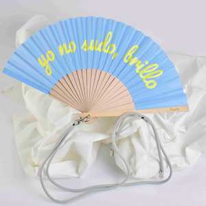 Éventails pliants portables en soie Ywbeyond, éventails à main en bambou gravés sur mesure, souvenirs de mariage personnalisés, cadeaux pour invités, Philippines - Product Image 4