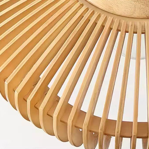 Lampada a Sospensione in Legno Nordico Lampadario in Legno Naturale per Isola <span class=keywords><strong>Cucina</strong></span> Sala da Pranzo <span class=keywords><strong>Soggiorno</strong></span> Caffè Bar <span class=keywords><strong>Arredamento</strong></span> Casa - Product Image 4