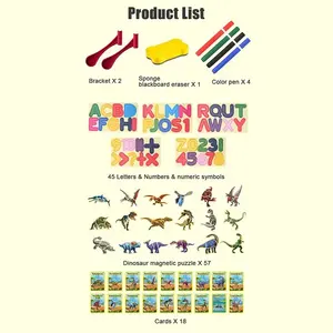 Детская двухсторонняя головоломка доска для рисования детские пластиковые инструменты для раннего обучения для возраста от 5 до 7 лет - Product Image 3