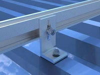 Boulon de fixation solaire avec support en L