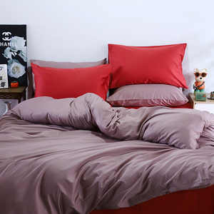 Set di Biancheria da Letto in Puro Cotone, Tinta Unita con Ricamo Floreale, Stile Lusso Leggero, Vendita all'Ingrosso - Product Image 2