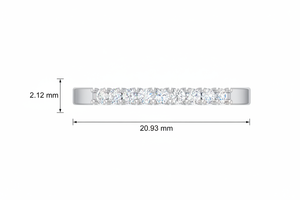 Modern Women's Signature Stacking <b>Band</b> <b>Ring</b> For Wedding Party Anniversary Gift Romantic Celebrations - Product Image 2