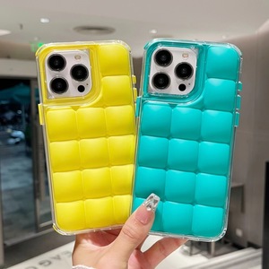 Nouvelle <span class=keywords><strong>coque</strong></span> tendance INS Ice Cube Grid pour <span class=keywords><strong>iPhone</strong></span> 16 <span class=keywords><strong>Pro</strong></span> Max, design <span class=keywords><strong>carré</strong></span> 2-en-1, protection antichoc ultime, vente en gros - Product Image 5